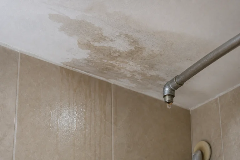 Roof leaks San Jose - ceiling water stain warning sign before repair